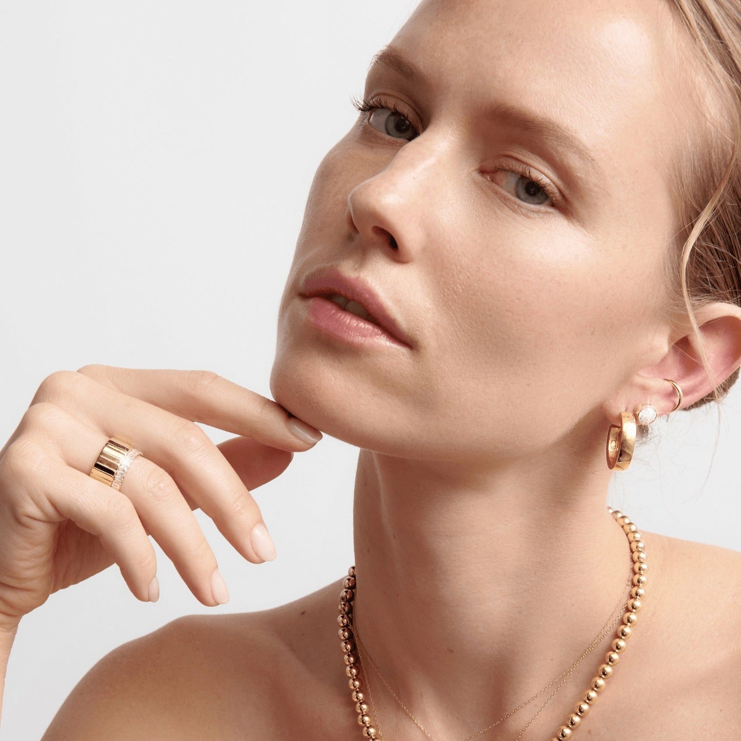 XXL Lab Grown Diamond Bezel Studs