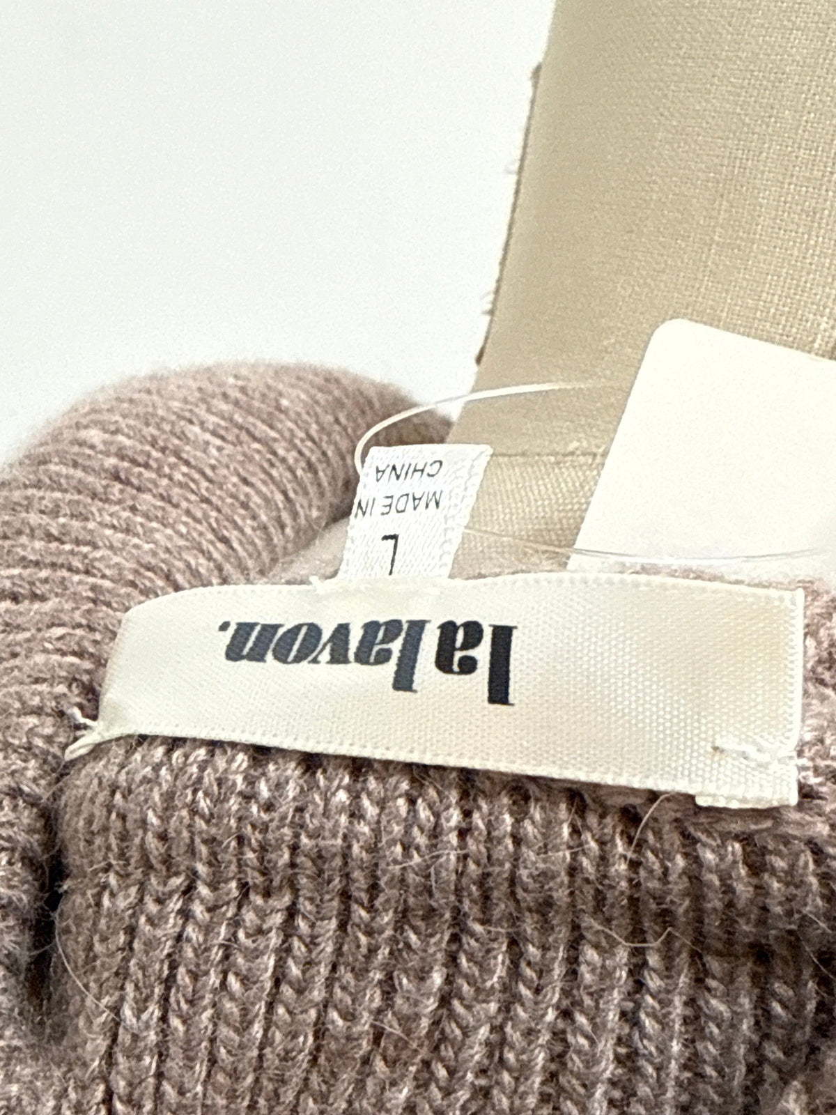Lalavon Brown Sweater, L