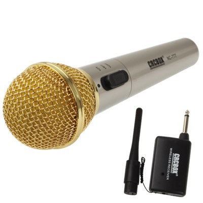 Handheld Wireless / Wired Microphone with Receiver & Antenna, Effective Distance: 15-30m Lead Time: 2~5 Days.