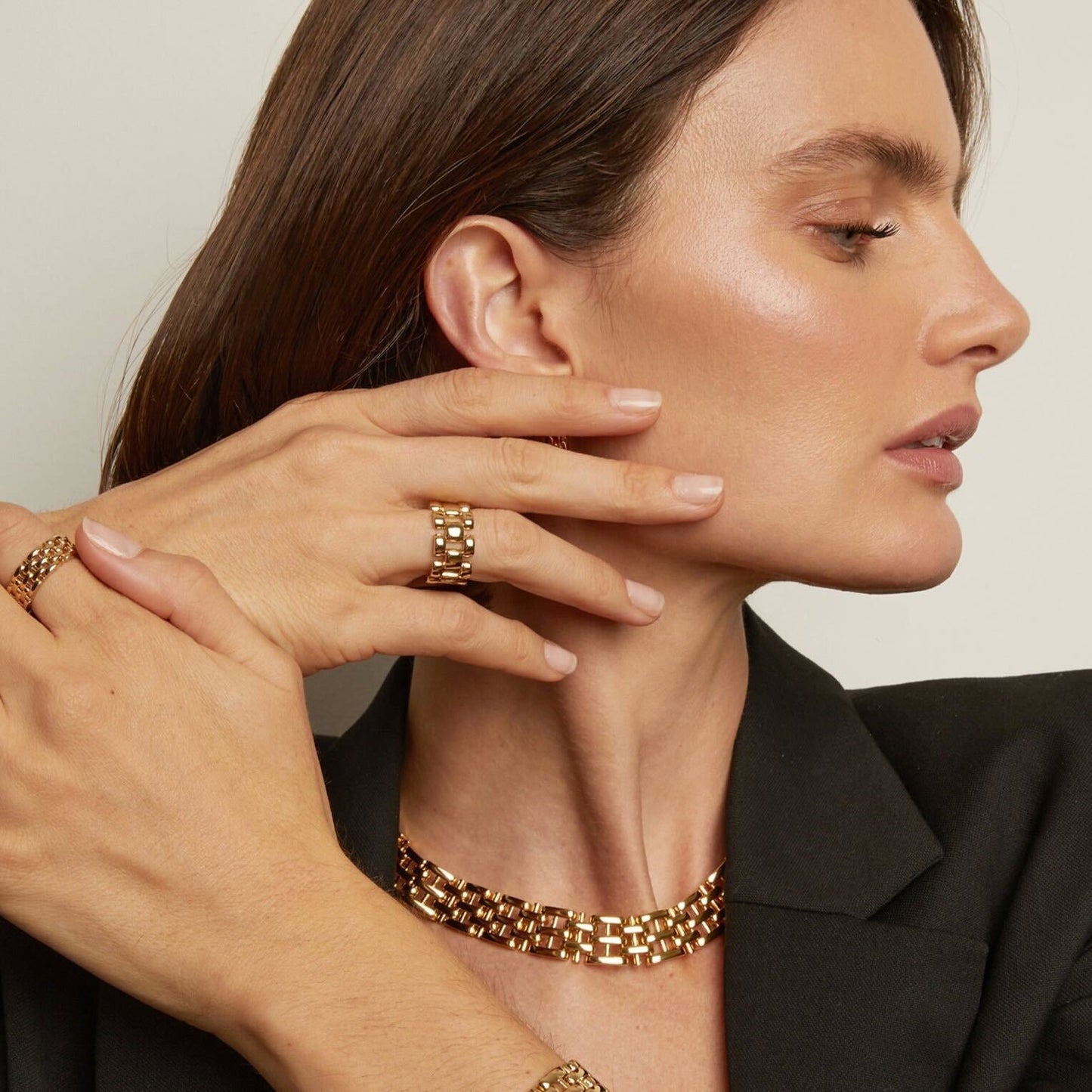 Panther Chain Link Ring