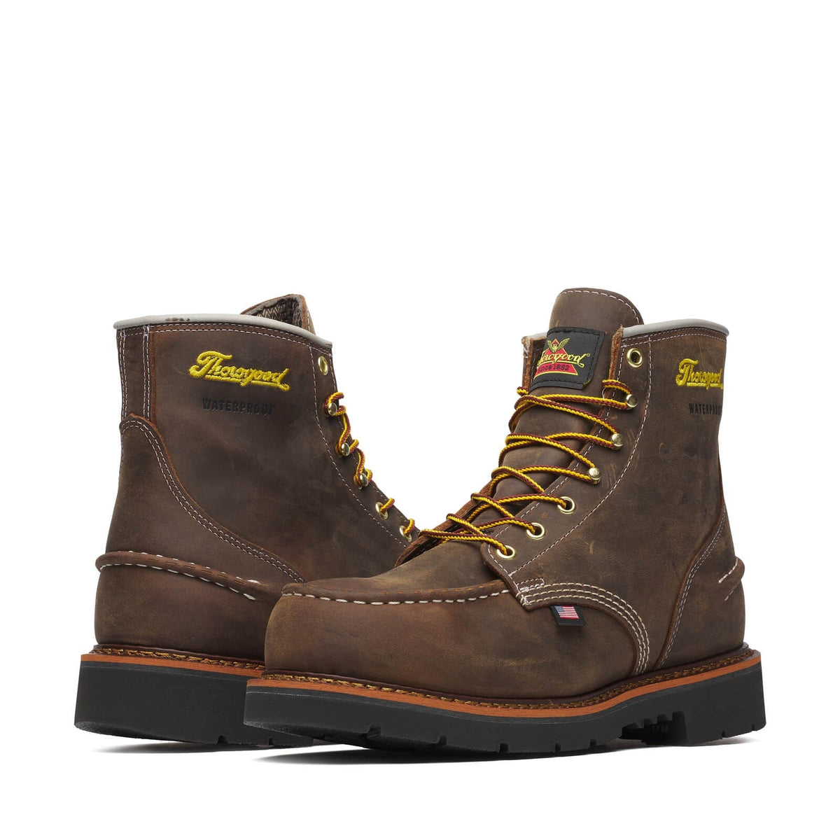 Thorogood 1957 Series – Waterproof Safety Toe – 6′′ Crazy Horse Moc Toe – MAXWear90TM