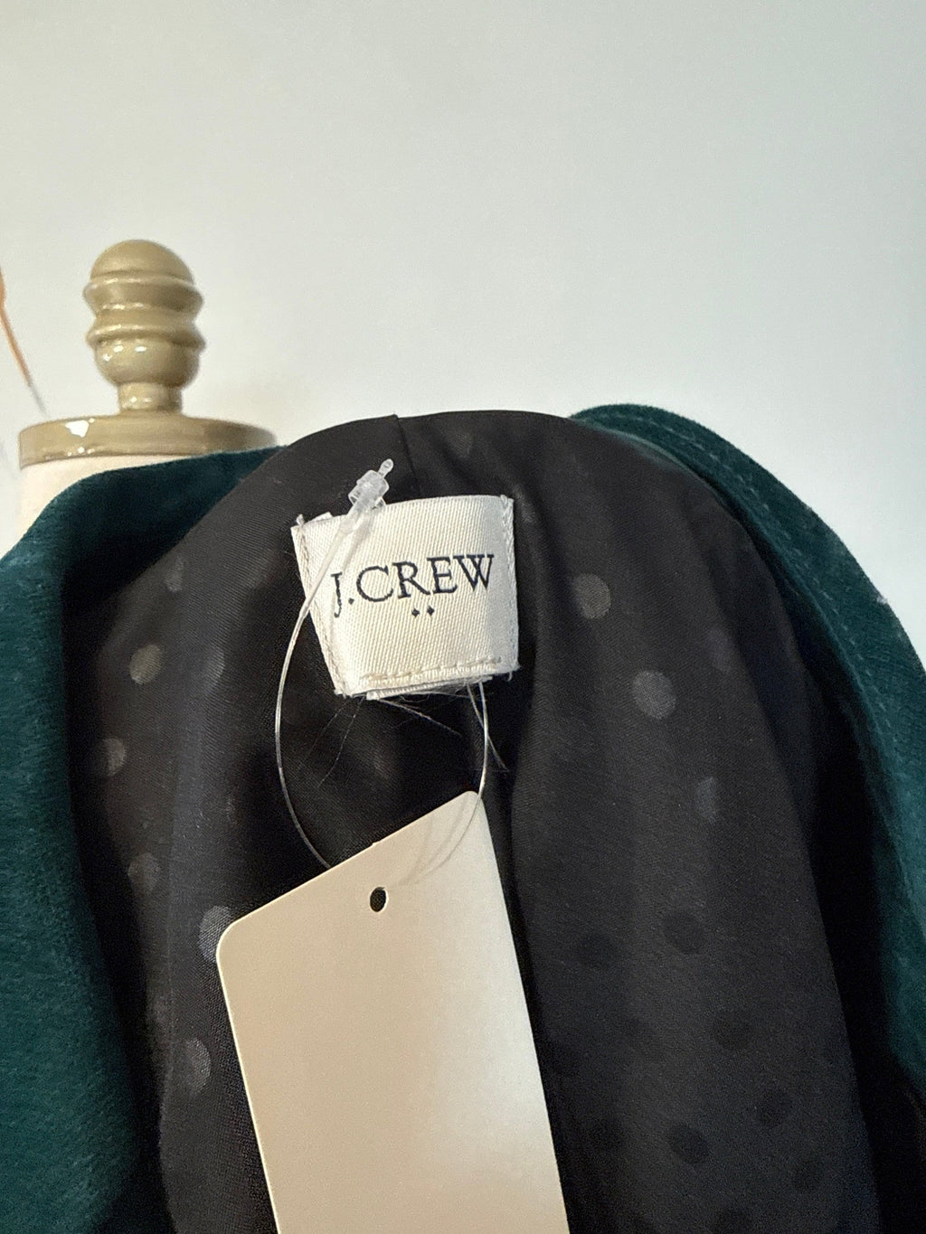 J. Crew Green Velveteen Blazer Jacket, 3X