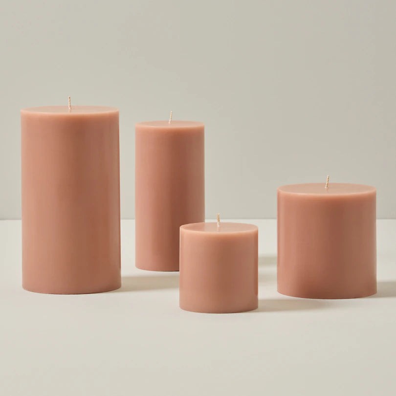 Pillar Candle - 3x3 - BLUSH