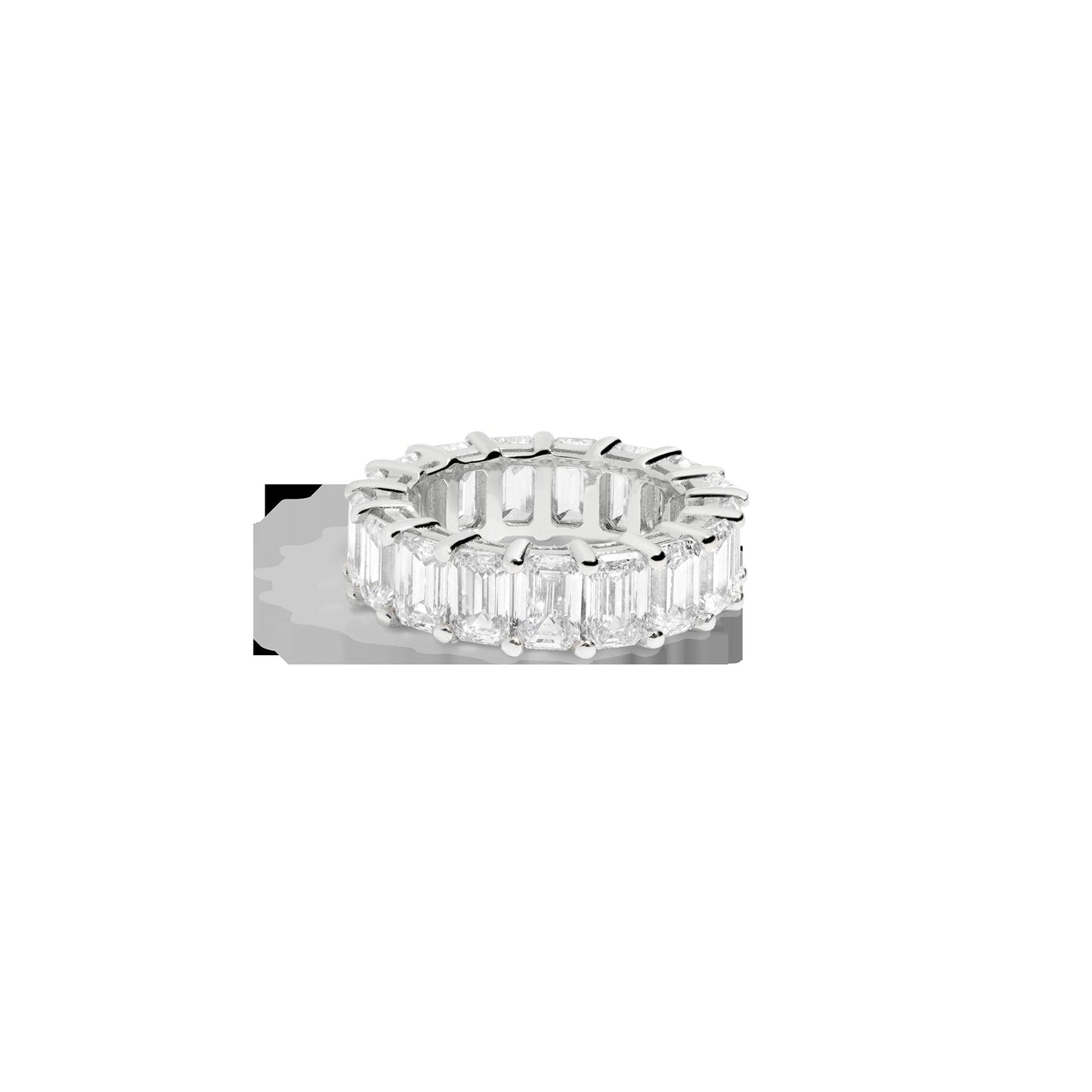 10ct Lab Grown Diamond Emerald Cut Ring