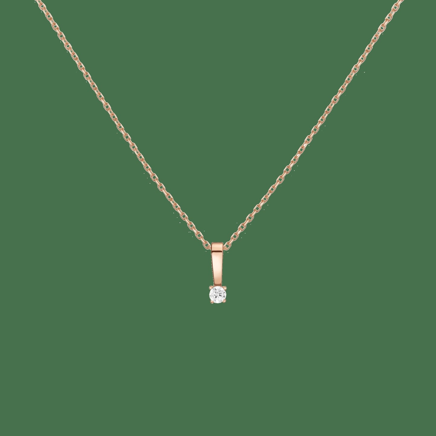 Lab Grown Diamond Solitaire Pendant