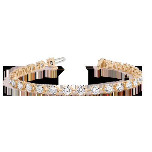 8ct Lab Grown Diamond Tennis Link Bracelet