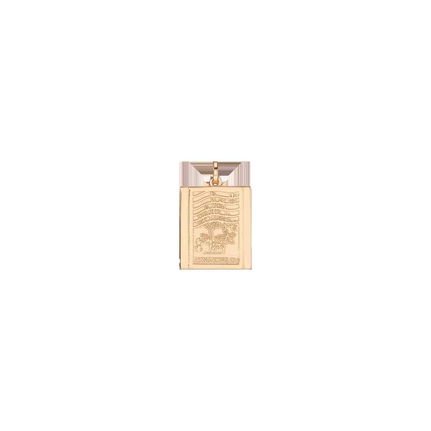 Vintage City Stamp Charm