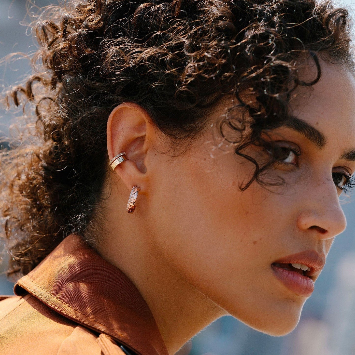 Mini Ear Cuff with Diamonds