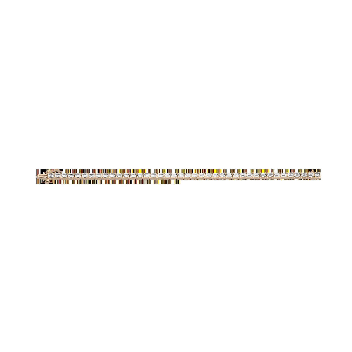 Lab Grown Diamond Emerald Tennis Bracelet