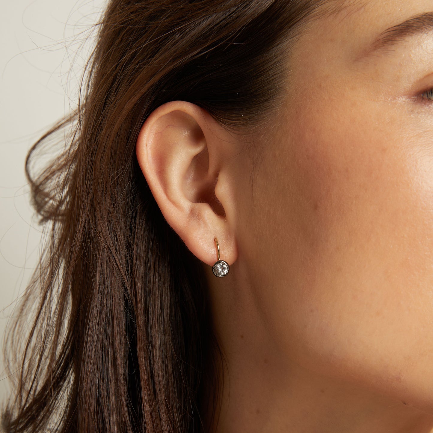 Black Rhodium Georgian Drop Earrings