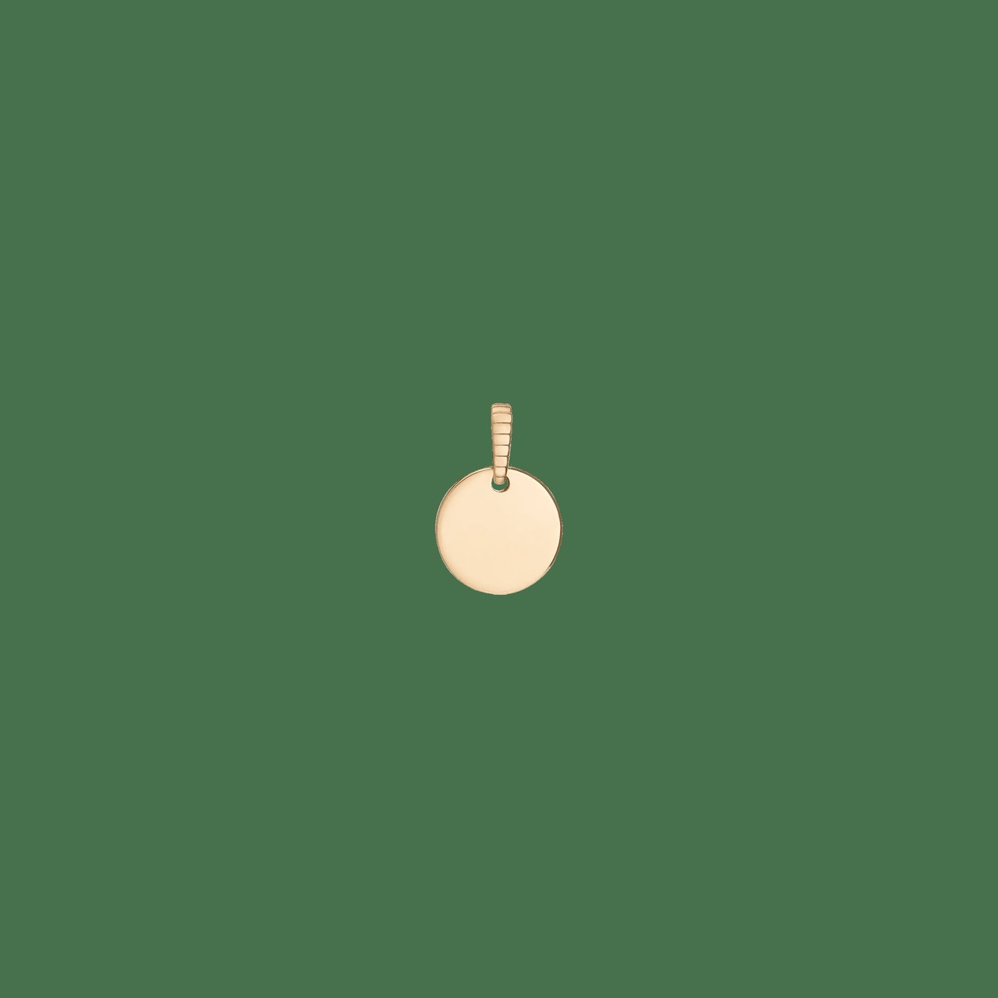 Story in Gold Engraved Pendant