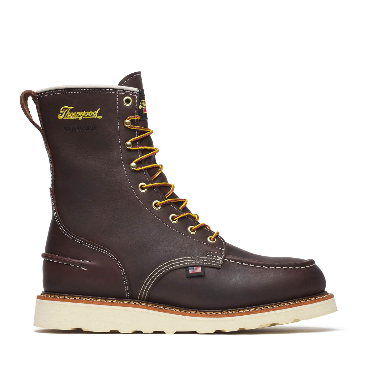 Thorogood 1957 Series – Waterproof – 8′′ Briar Pitstop Moc Toe – MAXWear WedgeTM