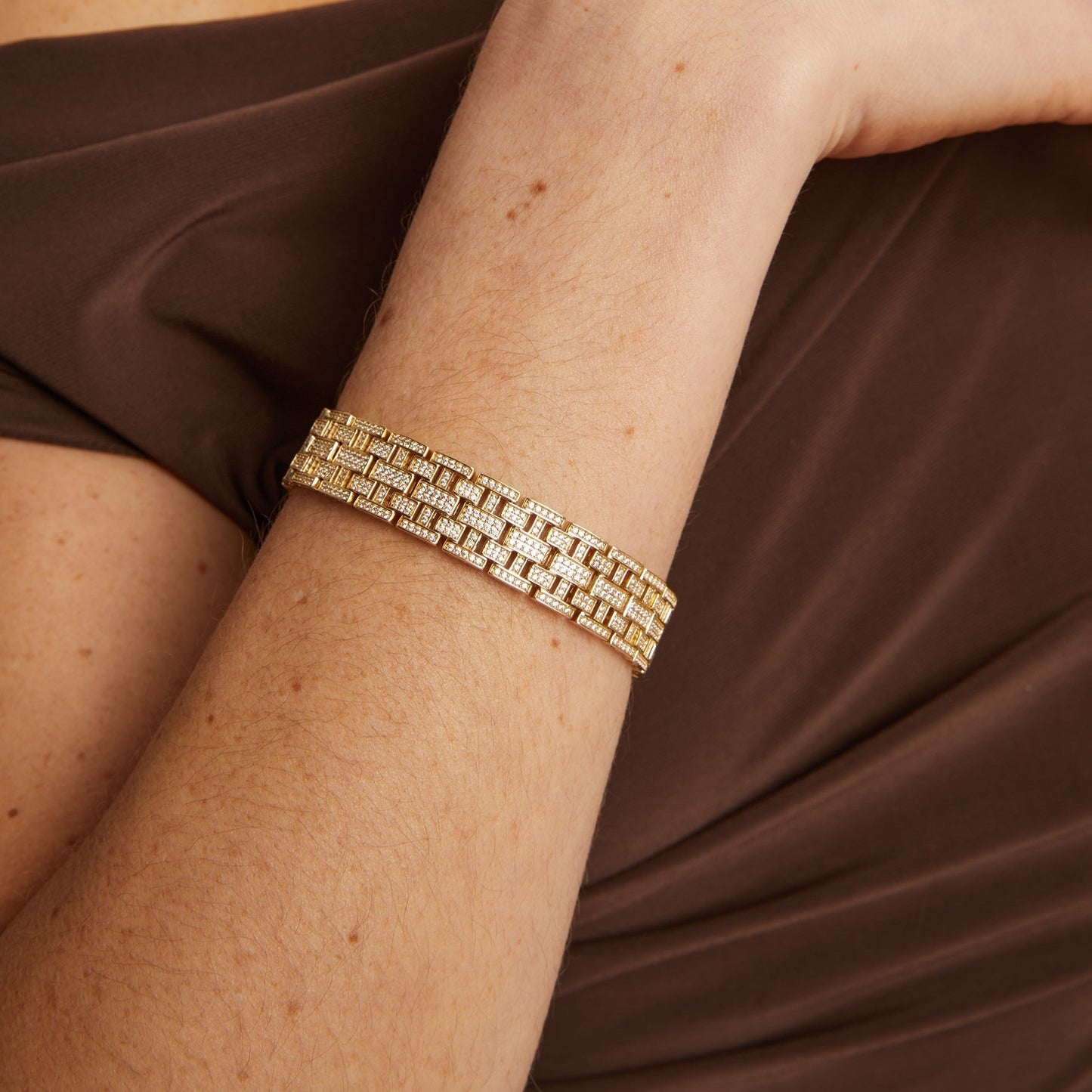 Lab Grown Diamond Watch Bracelet