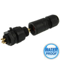 IP68 Shielded 5 Pin M14 Waterproof Connector, Cable Diameter: 2.5-7.5mm