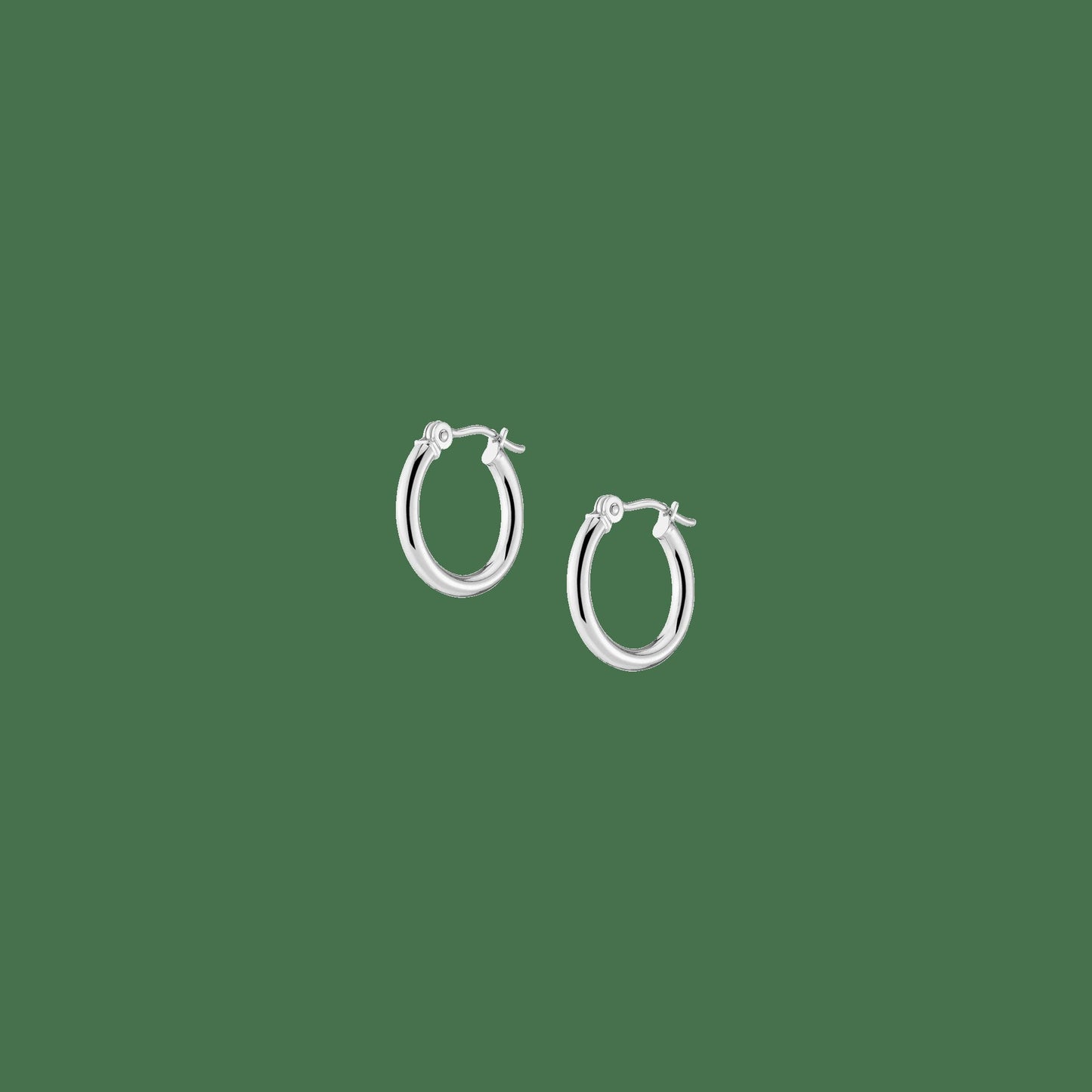 Gold Hoop Earrings - 2mm