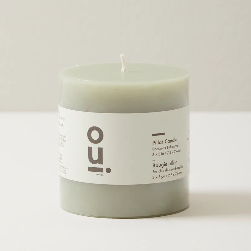 Pillar Candle - 3x3 - SAGE