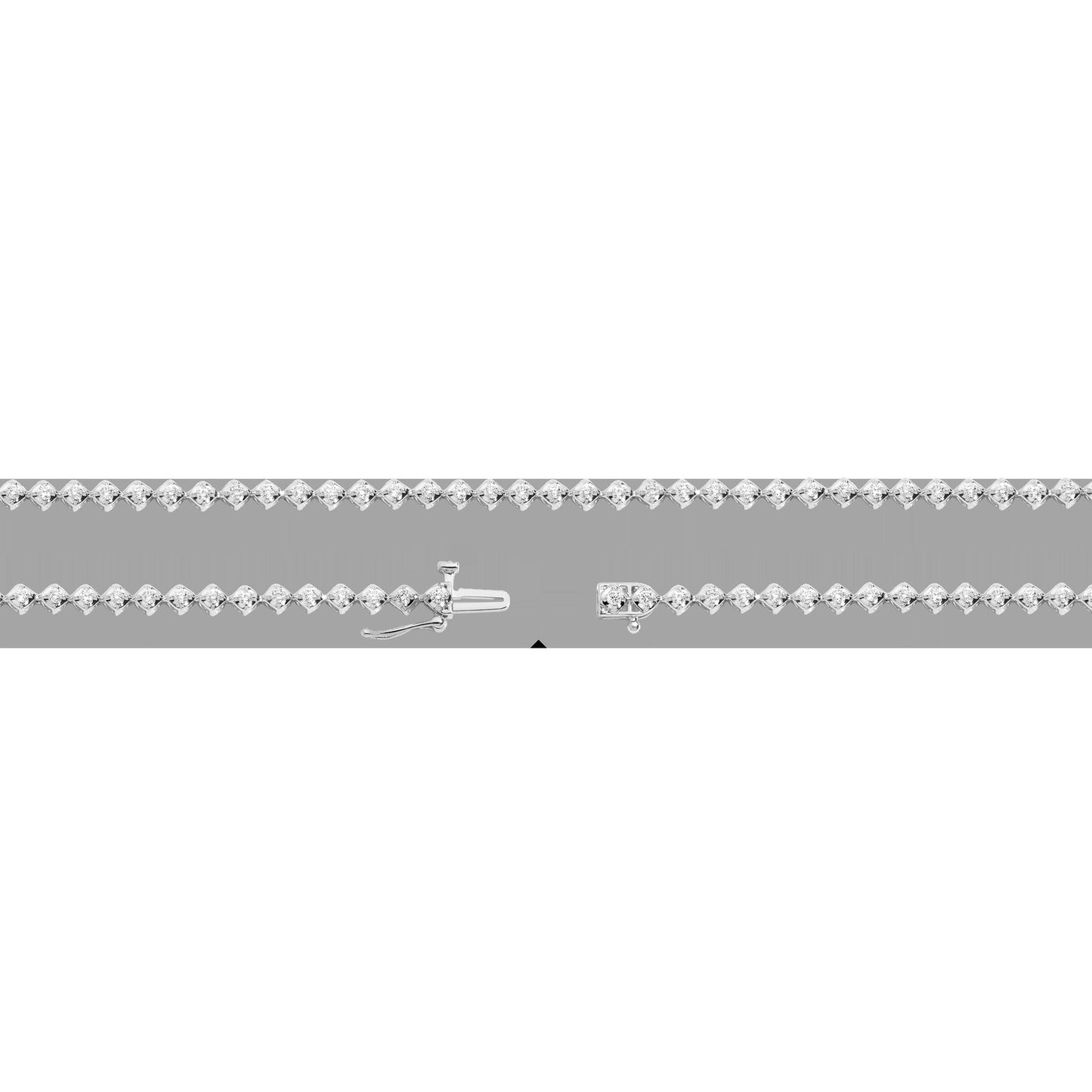 Petite Lab Grown Diamond Tennis Necklace