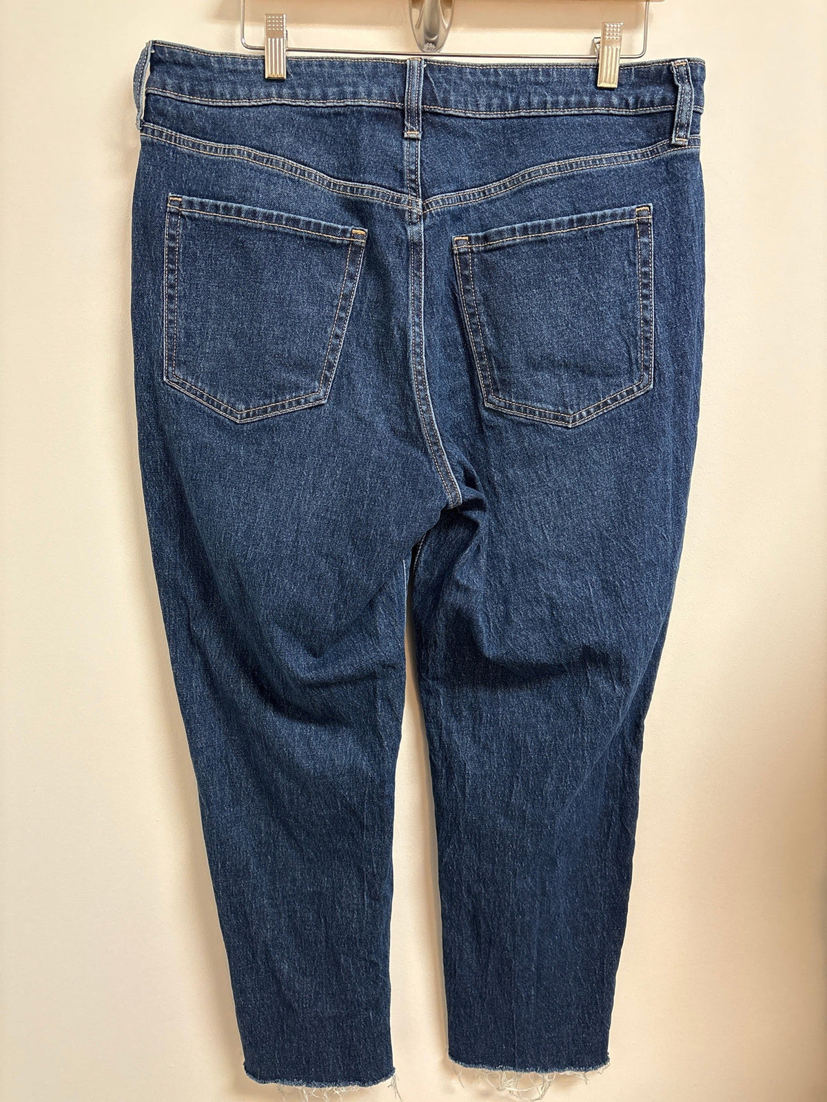 Old Navy 28" Inseam Button Fly OG Straight Jeans, 14