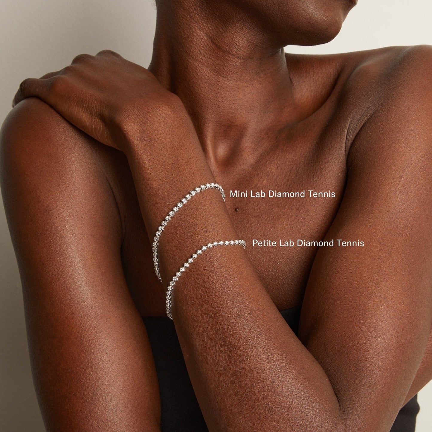 Mini Lab Grown Diamond Tennis Bracelet