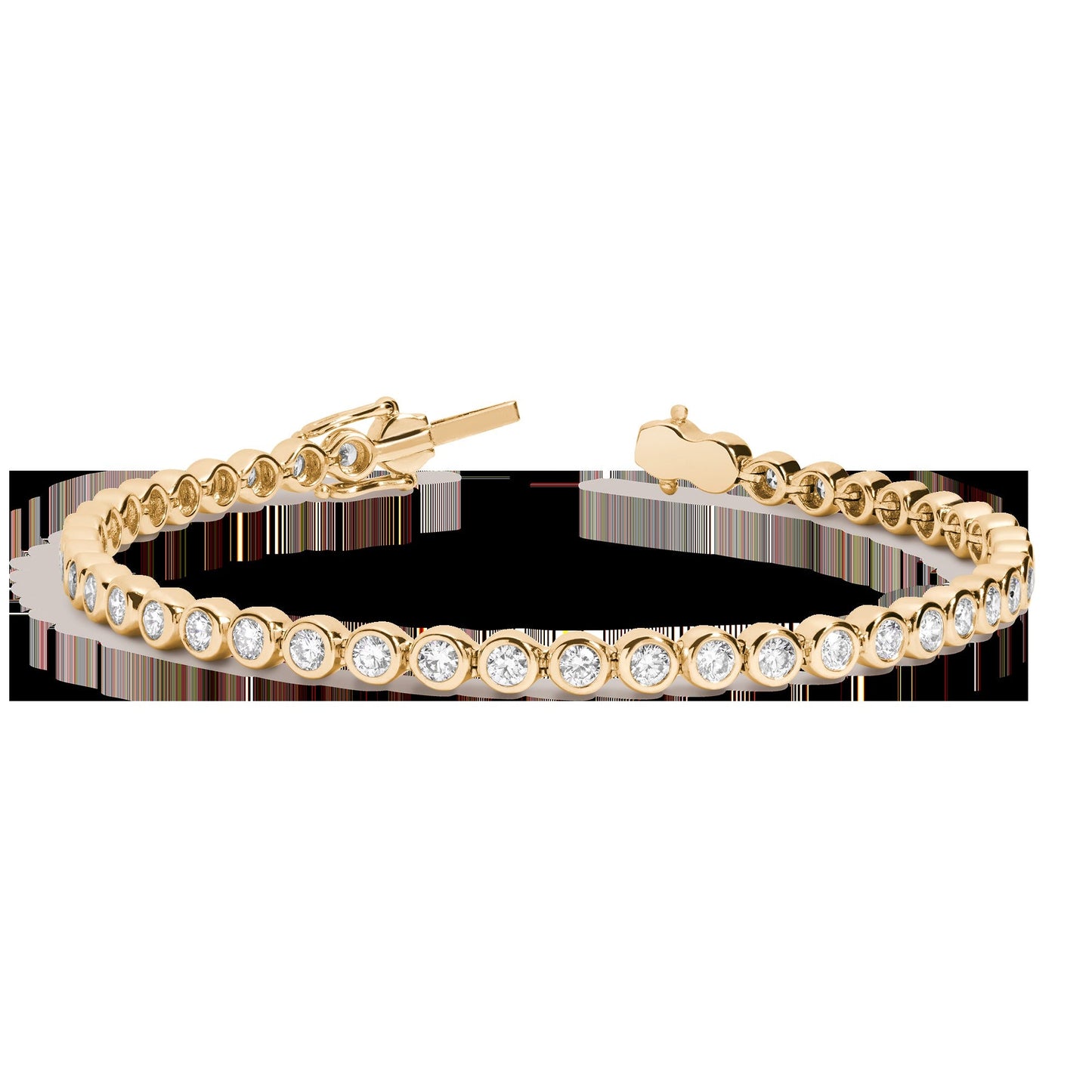 Lab Grown Diamond Bezel Tennis Bracelet