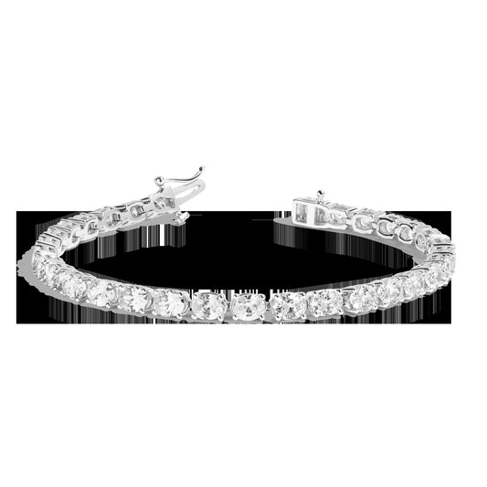 Lab Grown Diamond Oval Tennis Bracelet