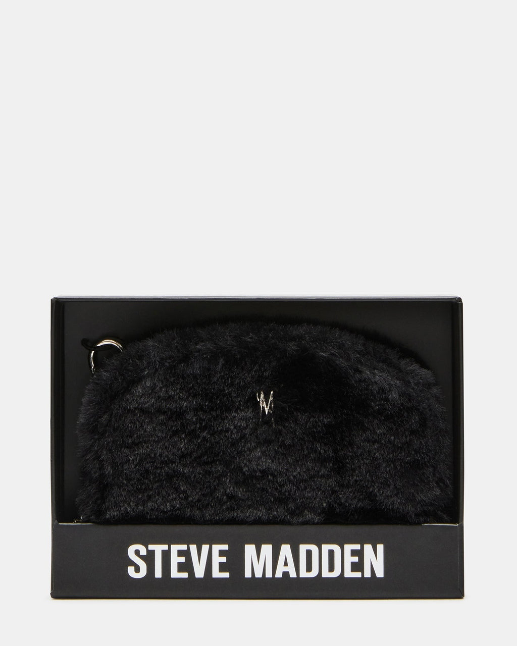JADEZ FAUX FUR WALLET GIFT SET BLACK