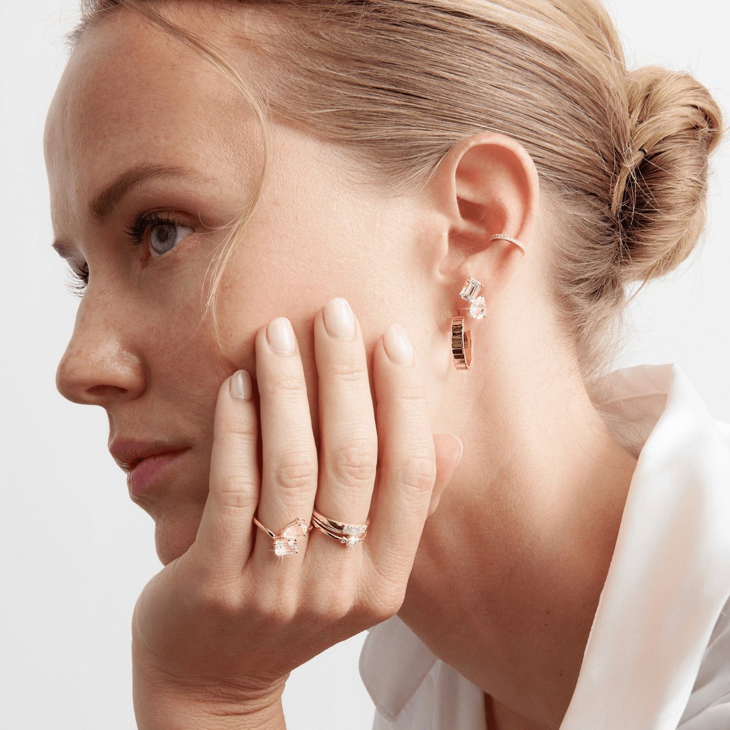Toi et Moi Gemstone Heirloom Earring
