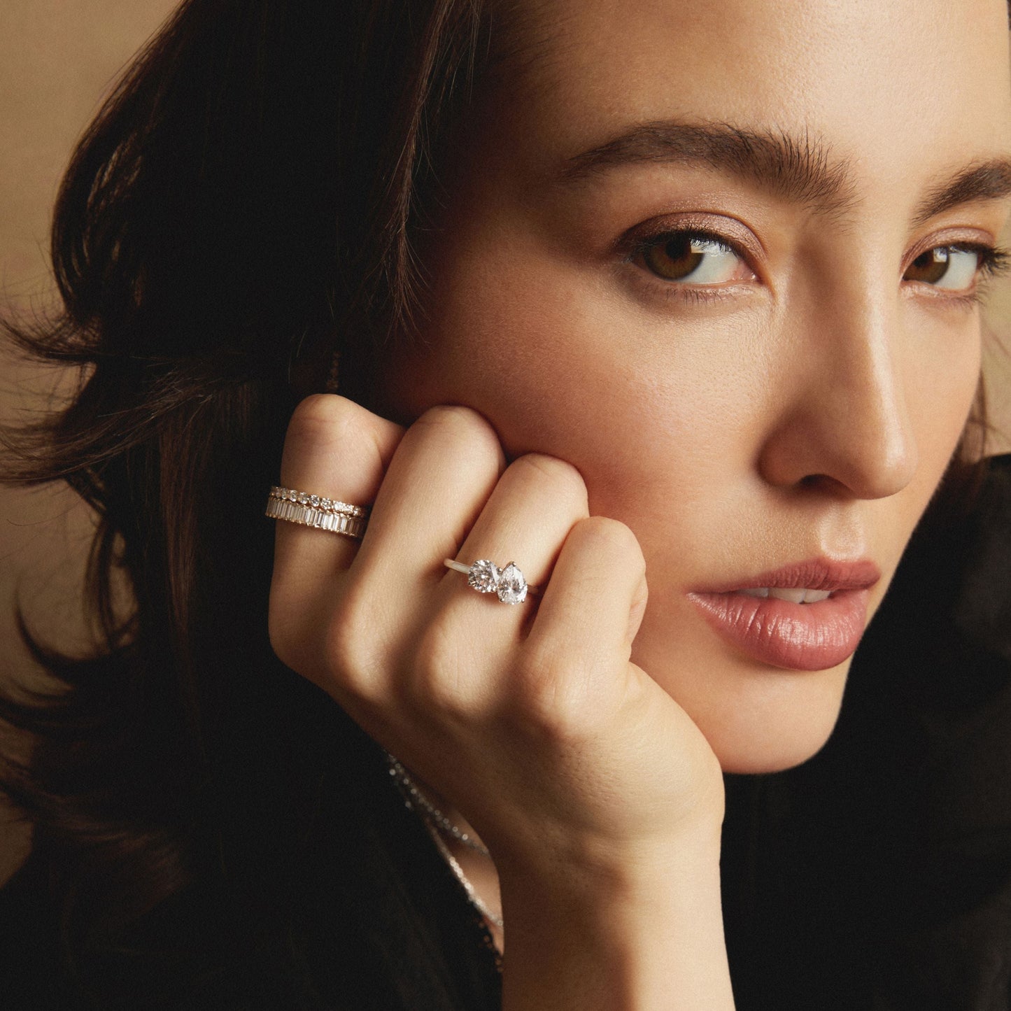 Lab Grown Diamond Toi et Moi Ring