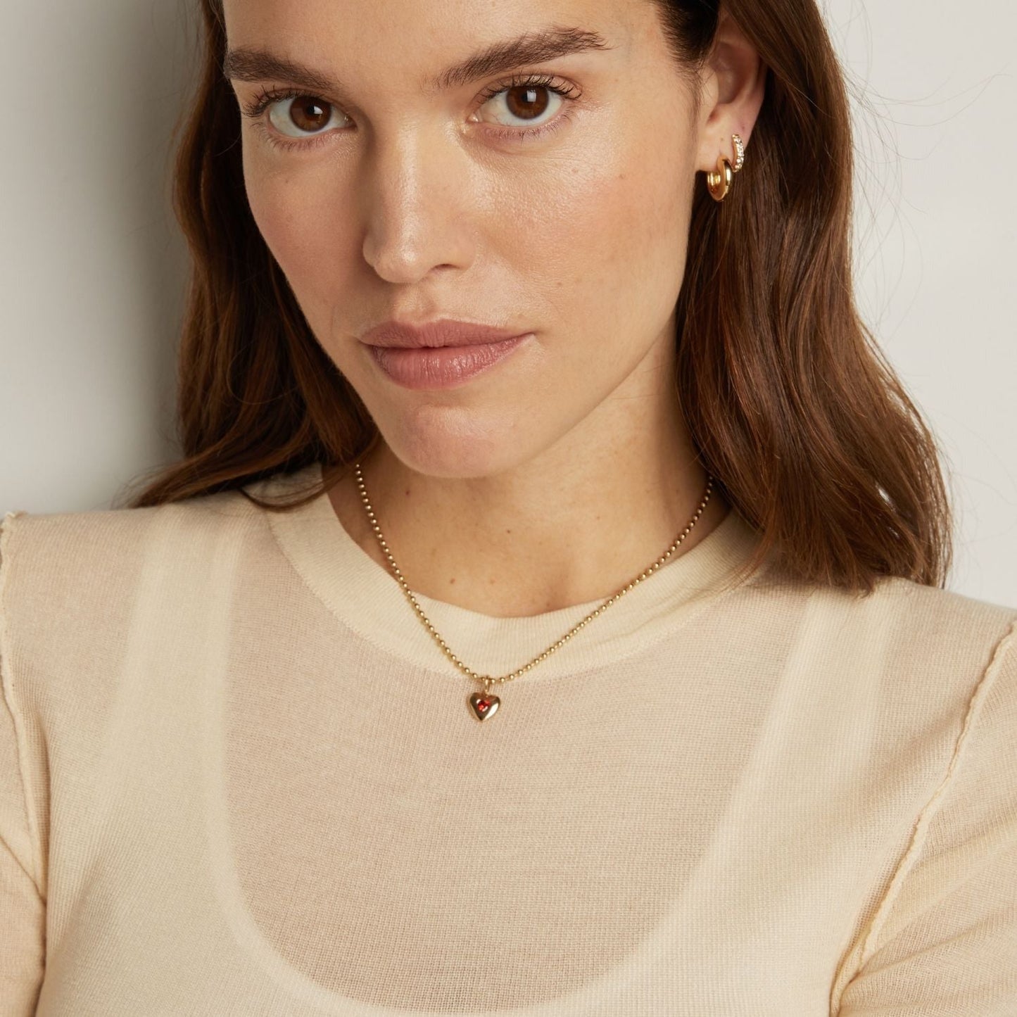 Gold Ball Chain Necklace