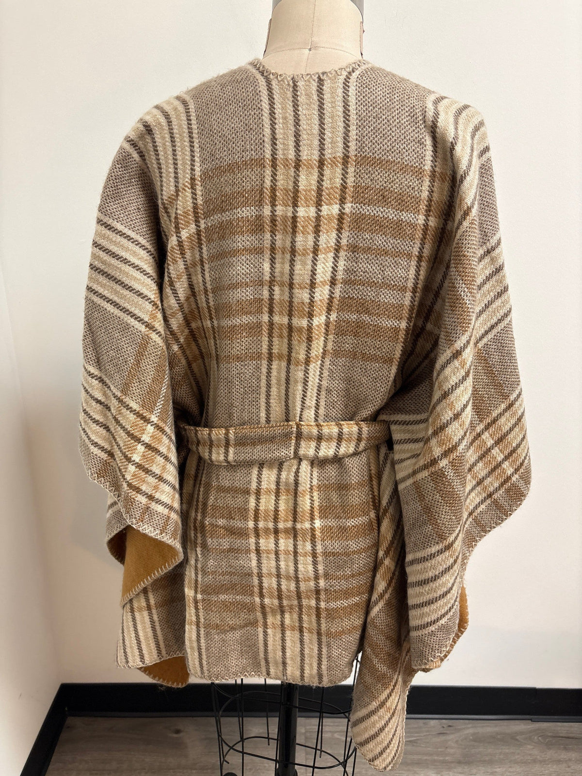 Brown Belted Sweater, One Size