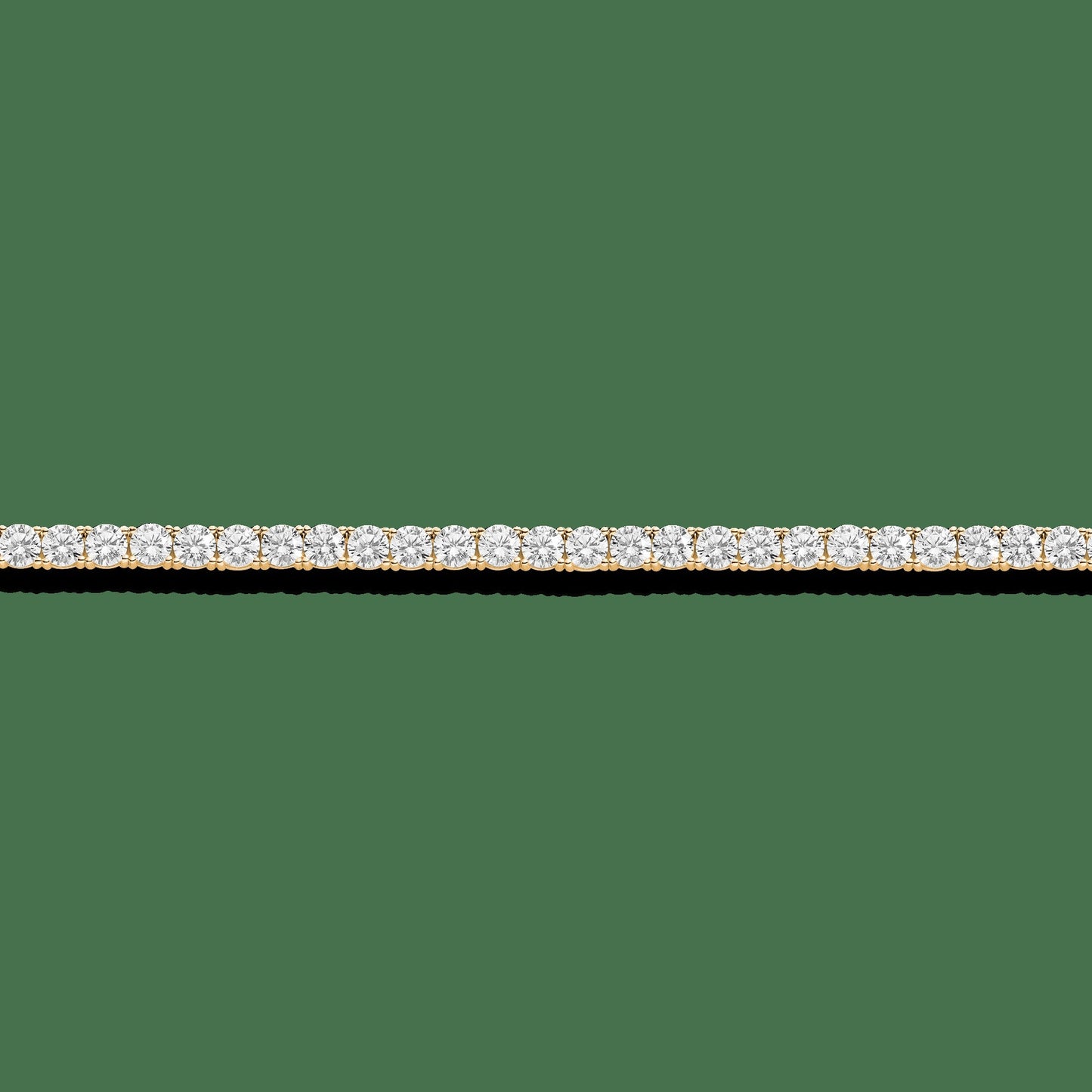 Lab Grown White Sapphire Tennis Necklace - 22ct