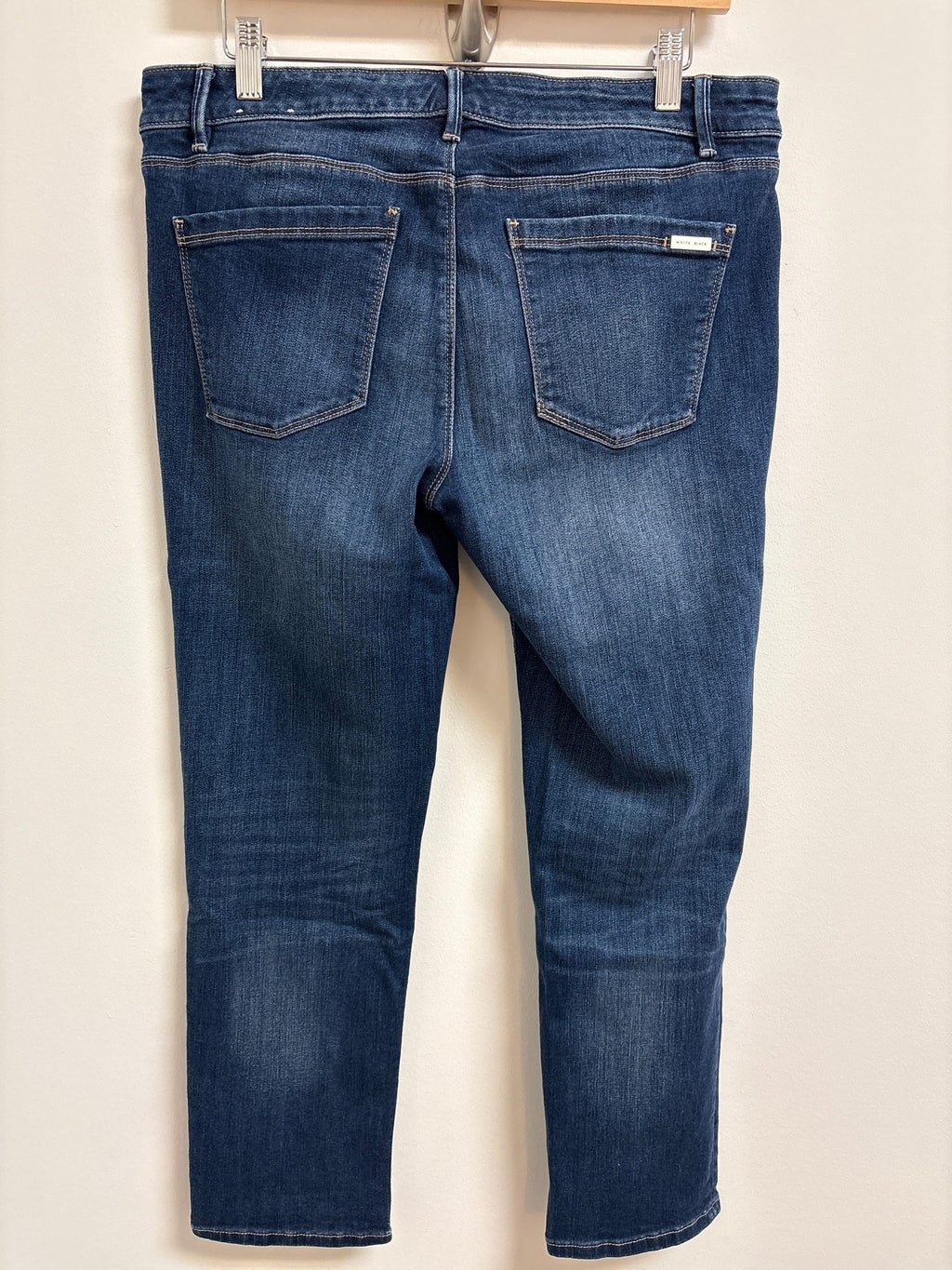White House Black Market 26" Inseam The Slim Crop Jeans, 8