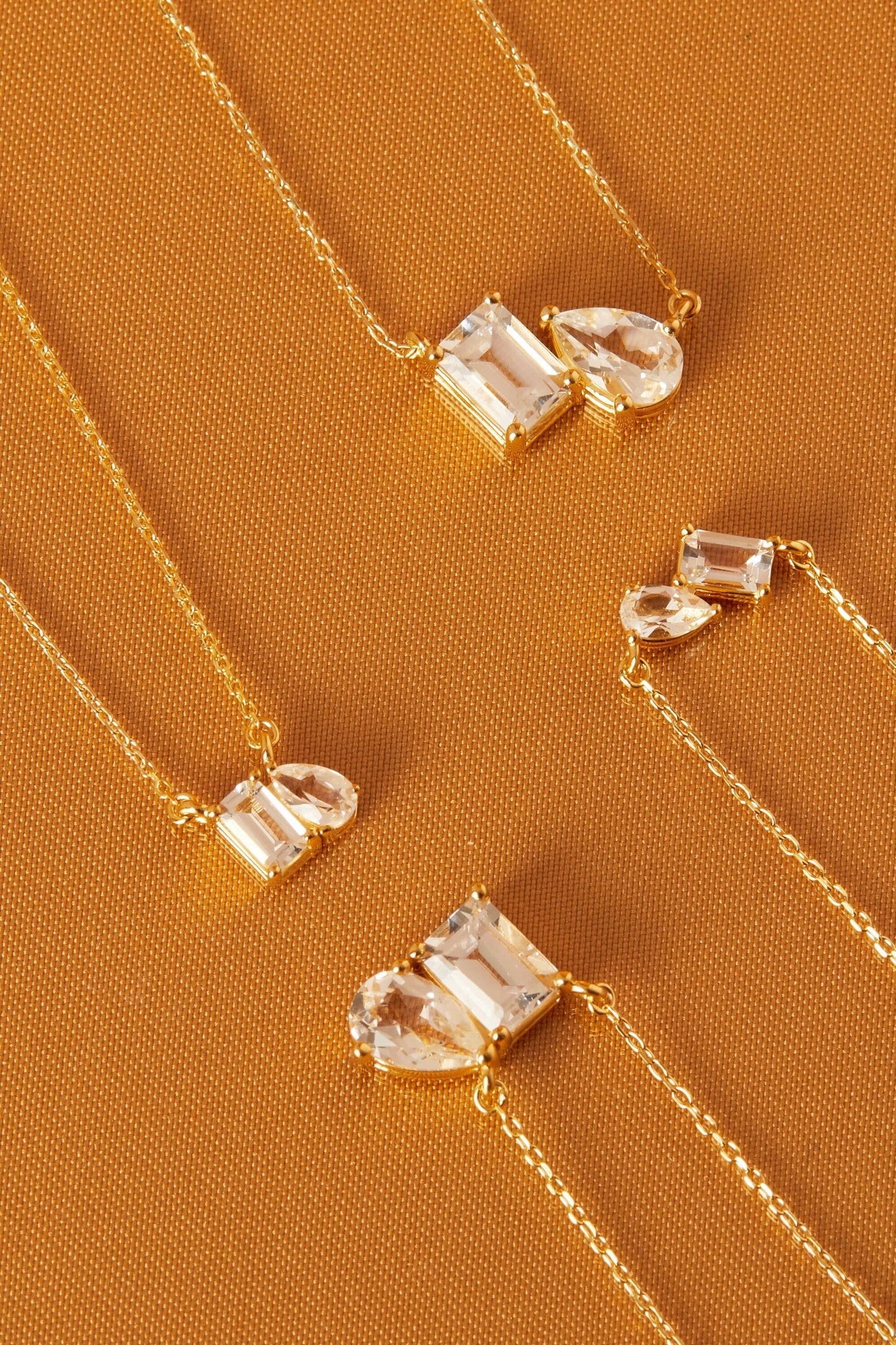 Toi et Moi Gemstone Mini Heirloom Necklace