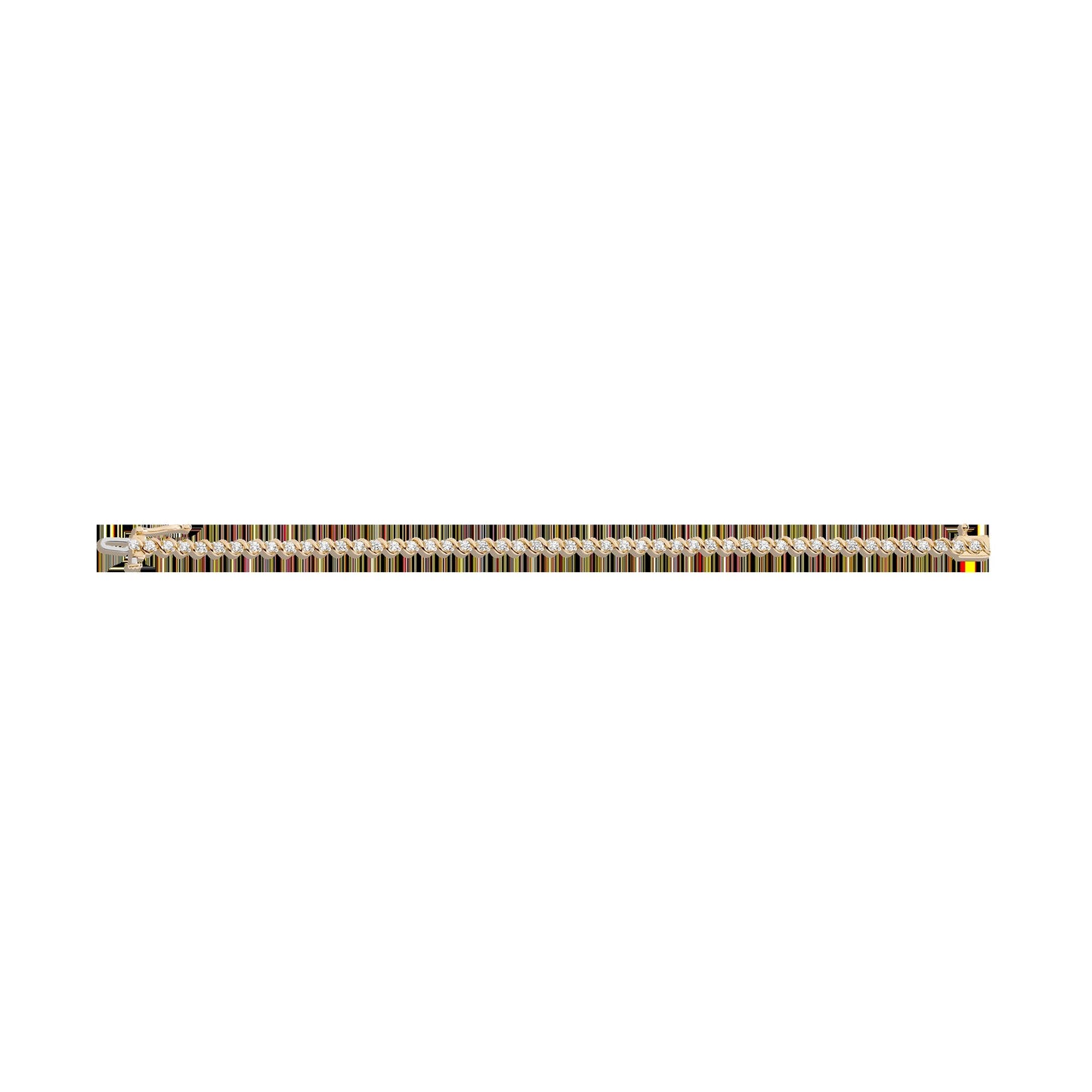 Lab Grown Diamond 'S' Estate Tennis Bracelet