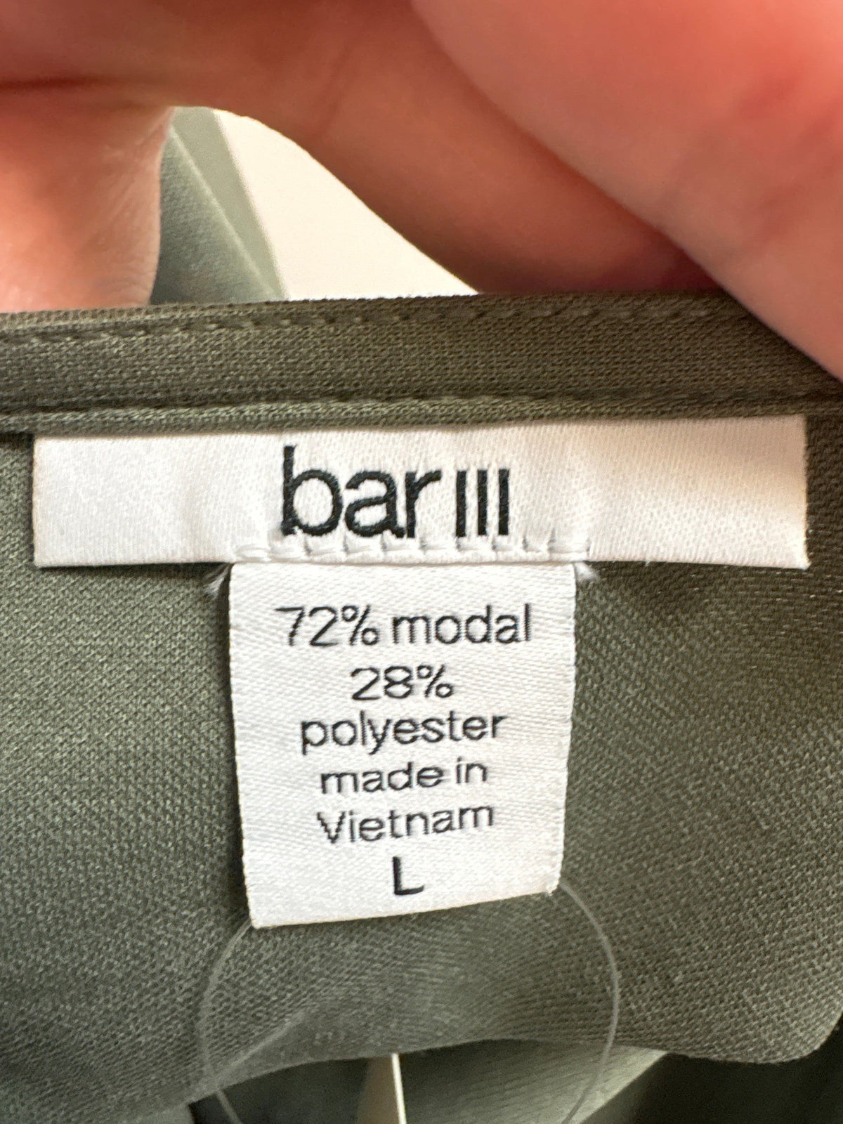Bar III Green Dress, L
