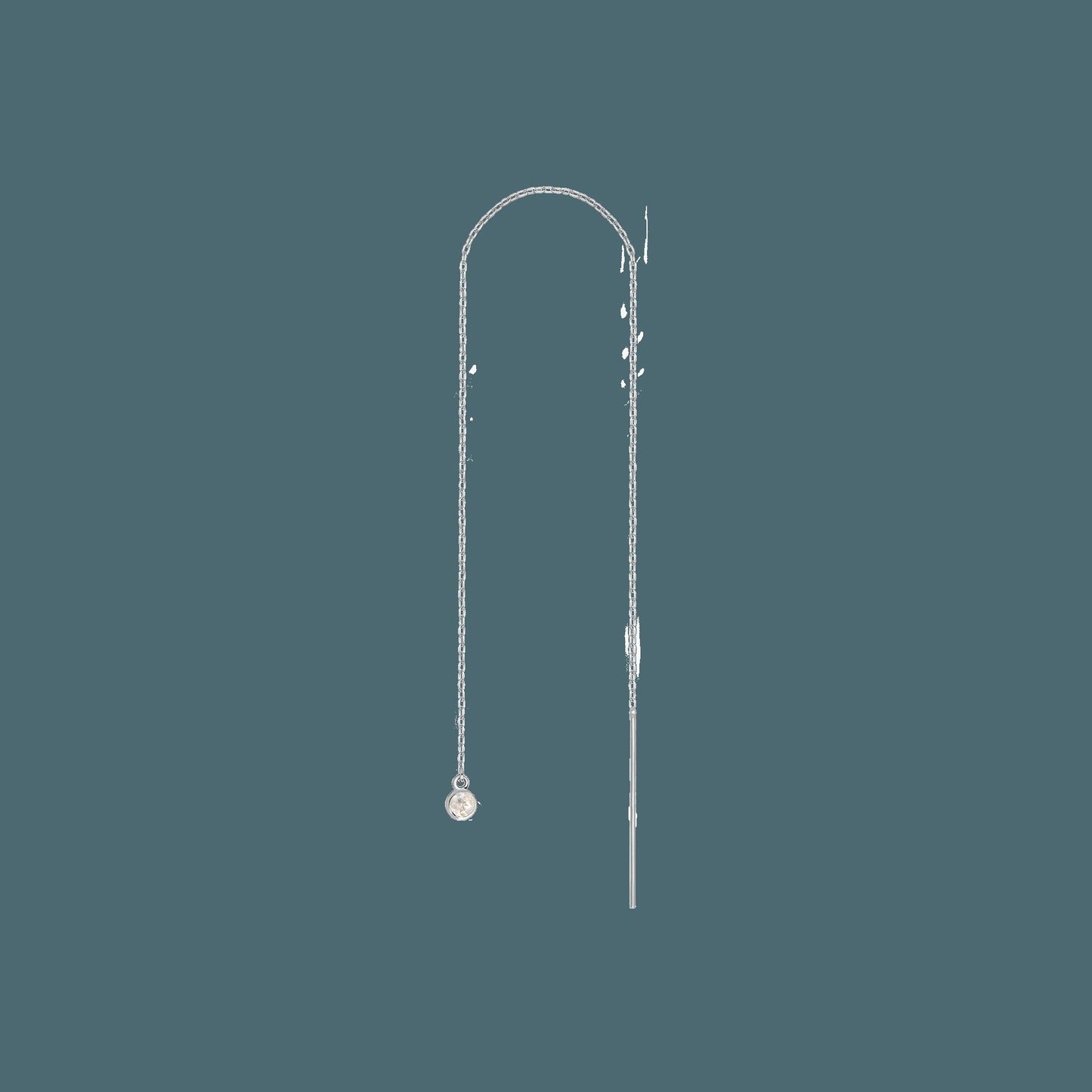 Birthstone Ear Chain Threader