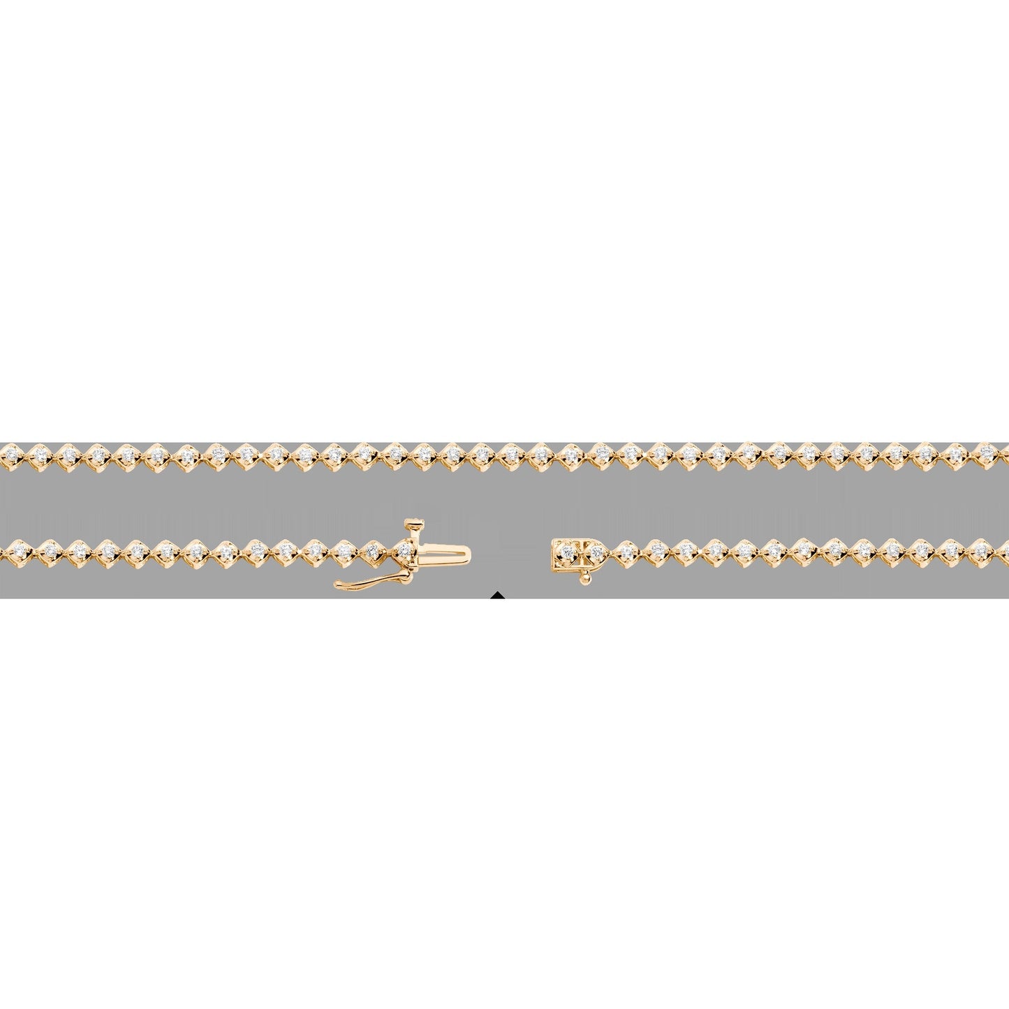 Petite Lab Grown Diamond Tennis Necklace