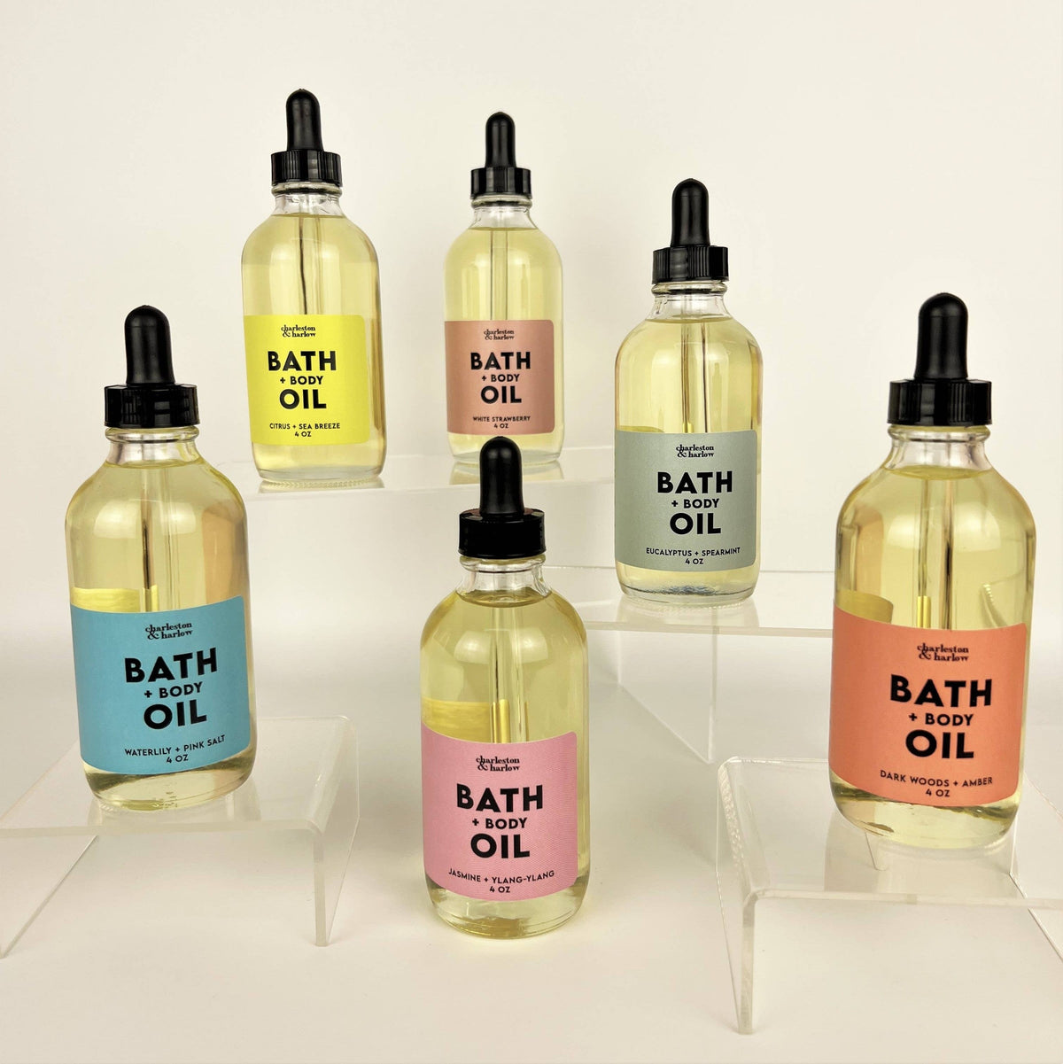 Bath + Body Oil - Dark Woods + Amber