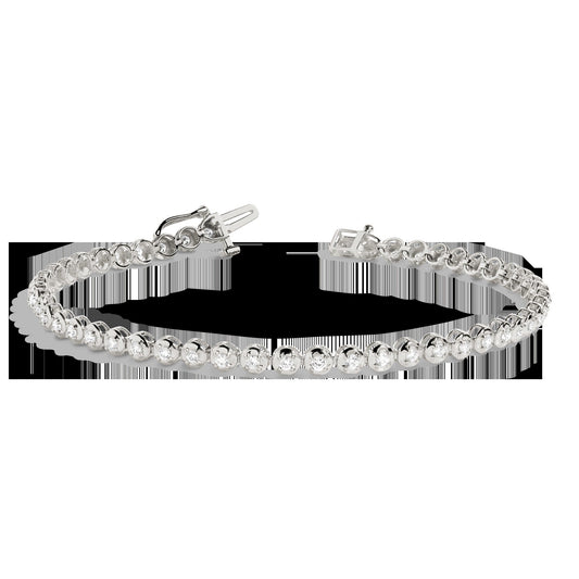 Mini Lab Grown Diamond Tennis Bracelet
