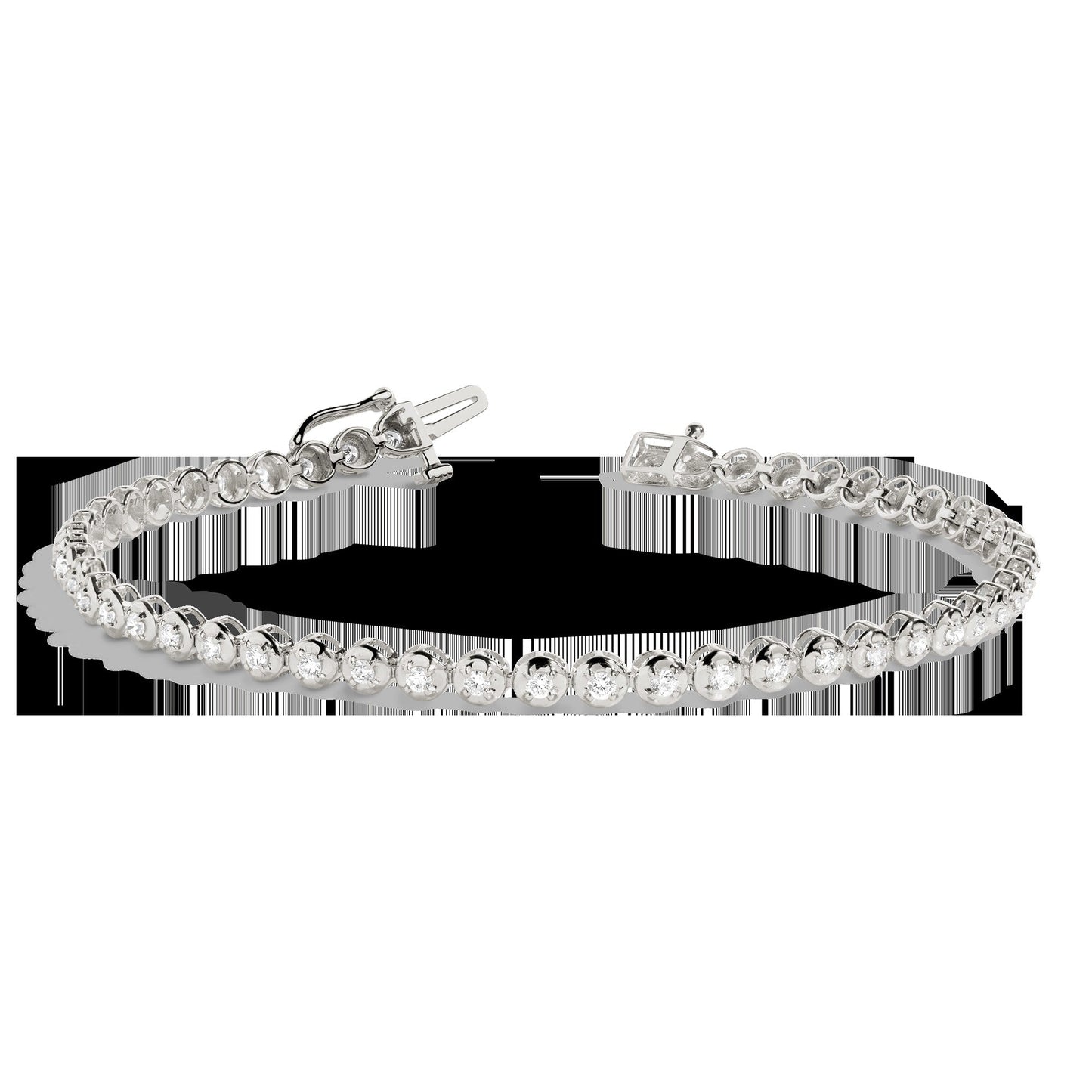 Mini Lab Grown Diamond Tennis Bracelet