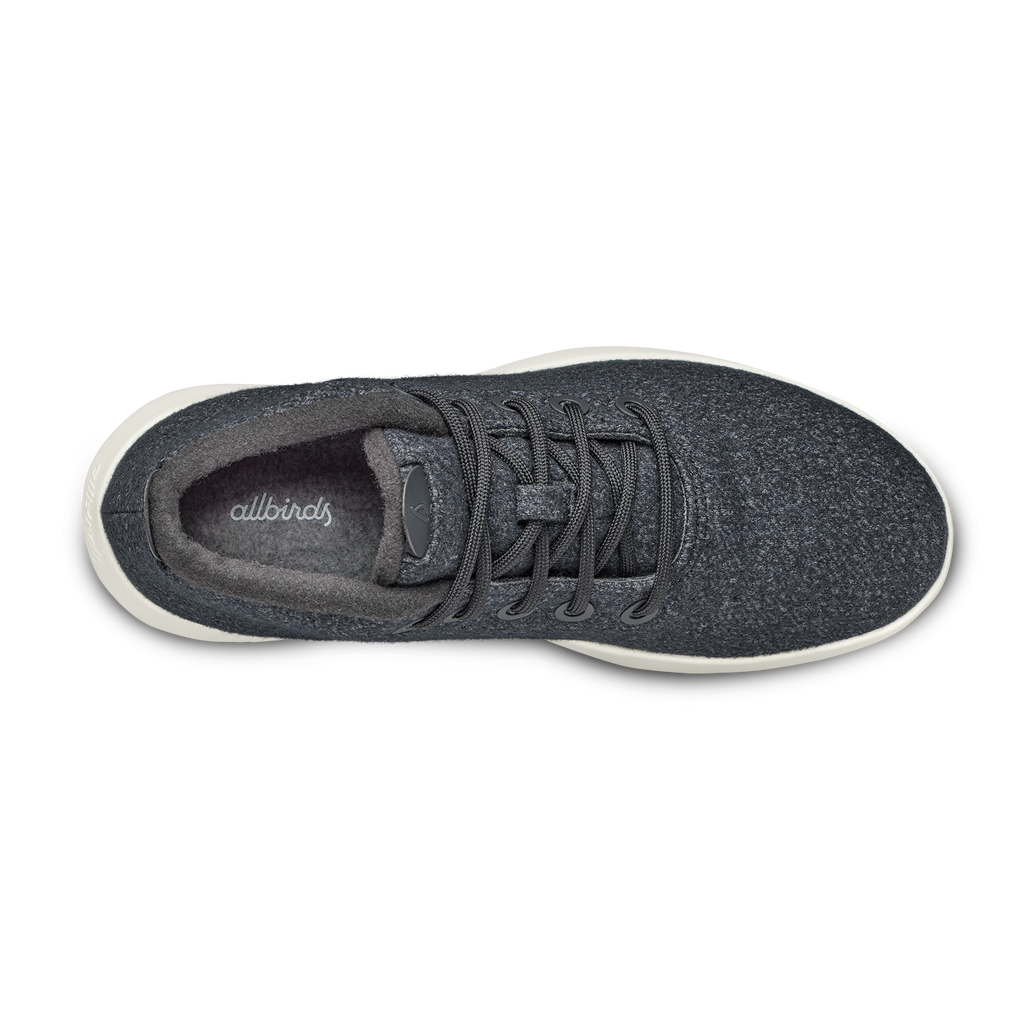 Women's Wool Runner-up Mizzle - Natural Black (Natural White Sole)