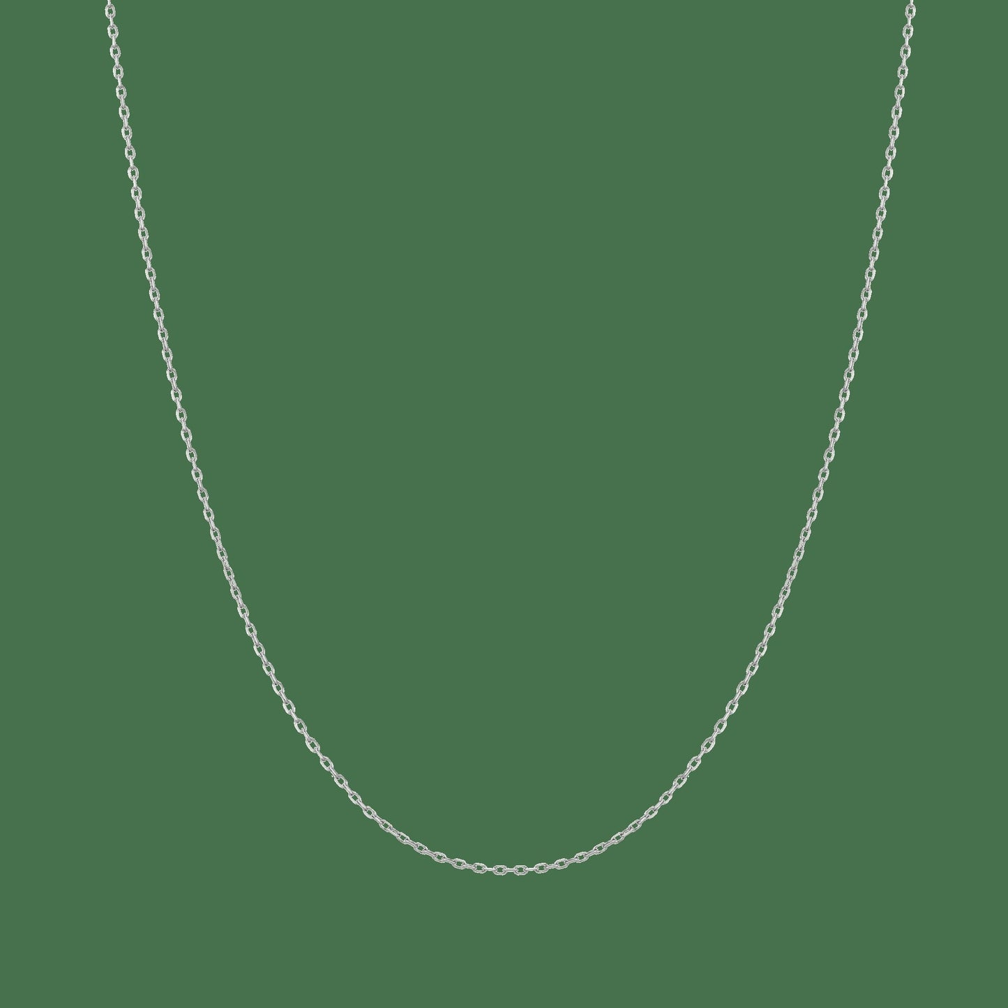Gold Diamond Cut Chain Necklace