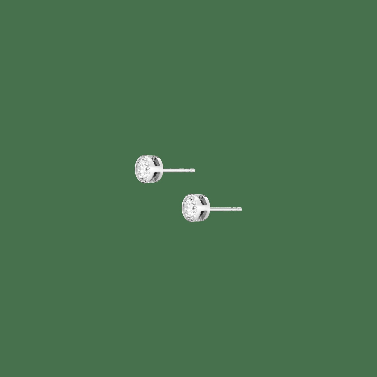 XXL Lab Grown Diamond Bezel Studs