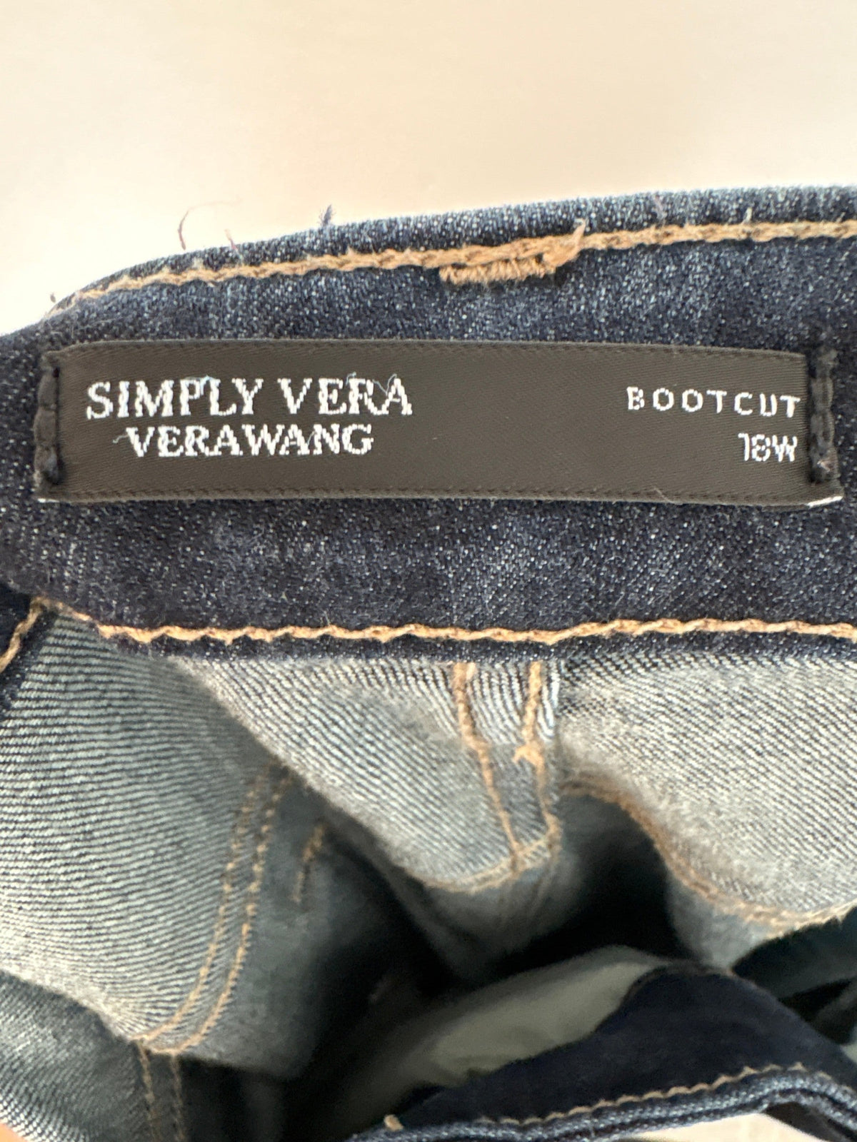 Simply Vera Bootcut 31" Inseam Jeans, 18W