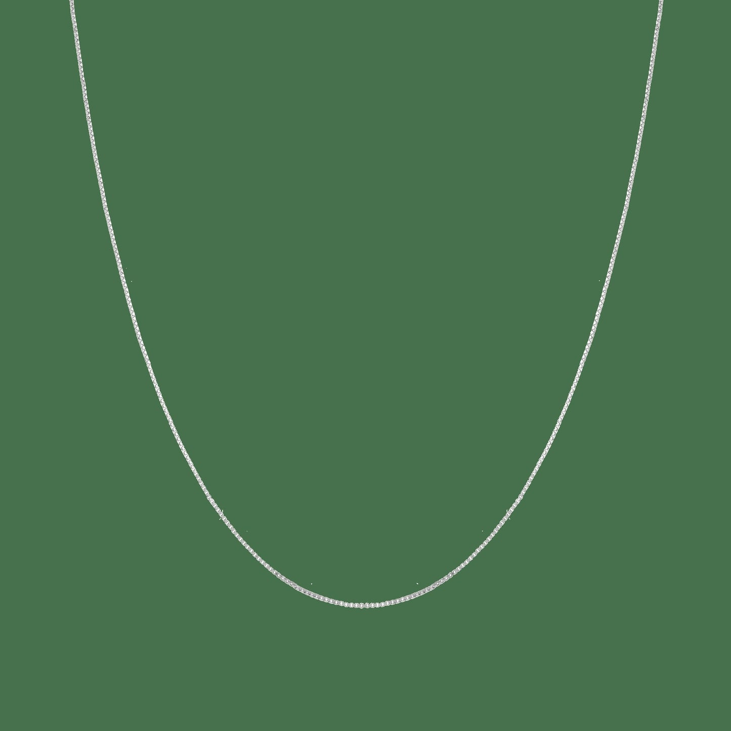 Small Box Chain Necklace