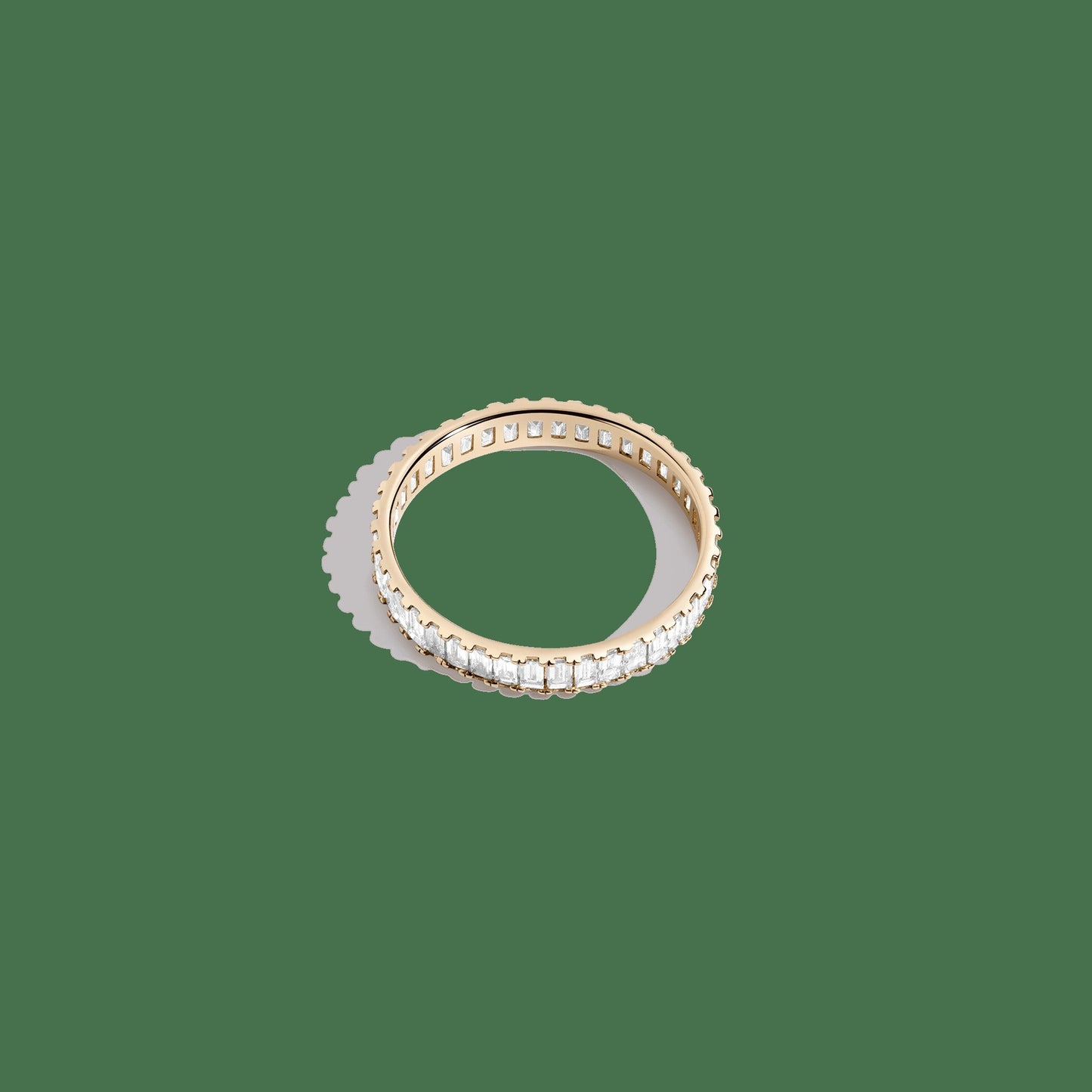 Bold Lab Grown Diamond Baguette Ring
