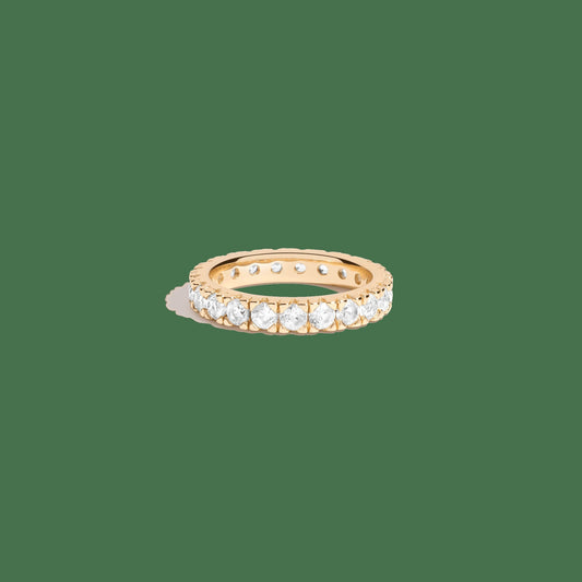 2ct Lab Grown White Sapphire Eternity Ring