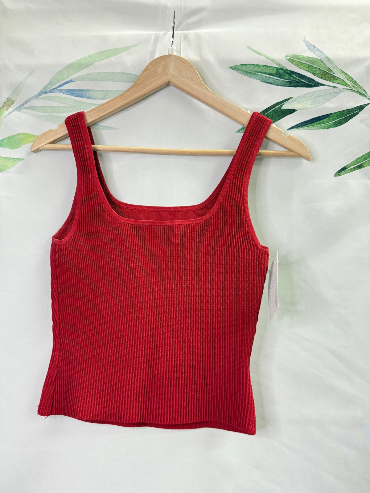 Aritzia Babaton Sculpt Knit Squareneck Hip Tank (S)