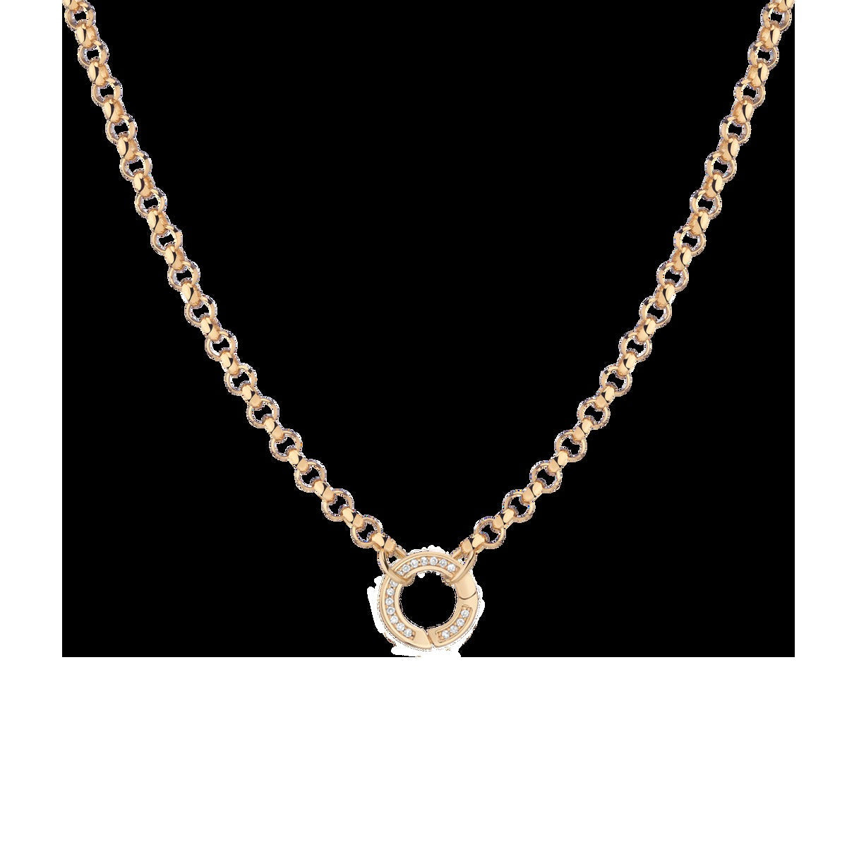 Rolo Chain Charm Necklace