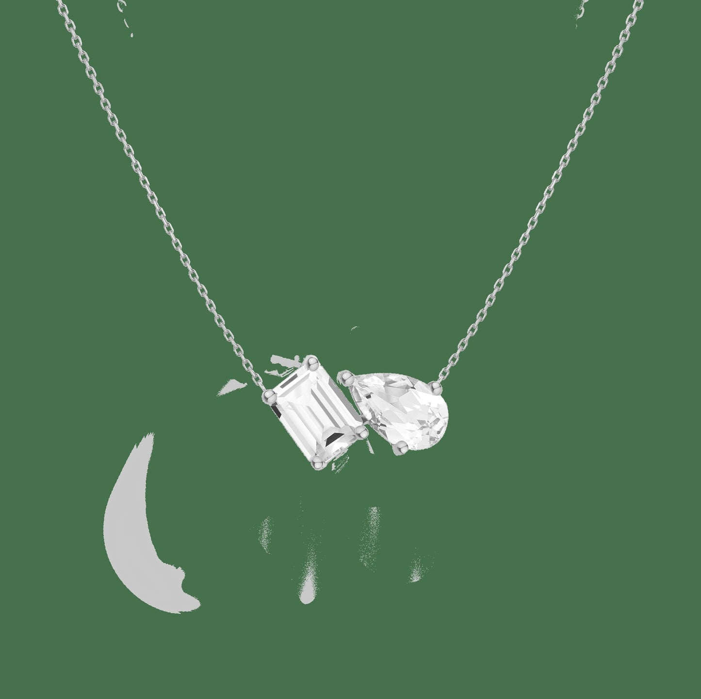 Toi et Moi Gemstone Heirloom Necklace